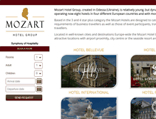 Tablet Screenshot of mozart-group.com